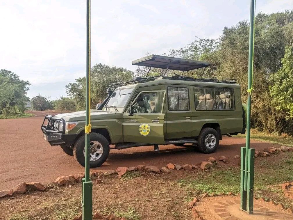 Our safari car ( Toyota Land Cruiser ) which is open roof, 7 seats with AC, Fridge, Qualified drive and guides,....